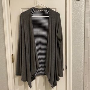 41 Hawthorn open front cardigan.